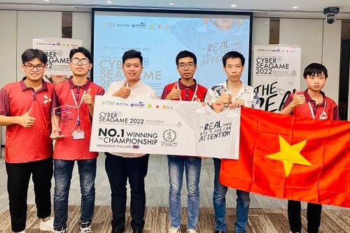 Việt Nam vô địch cuộc thi Cyber SEA Game Thái Lan 2022