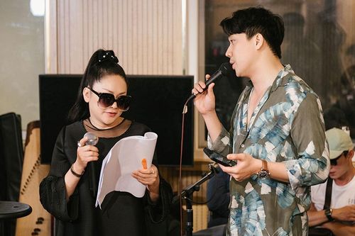 Danh ca Như Quỳnh say sưa tập hát cùng Trấn Thành