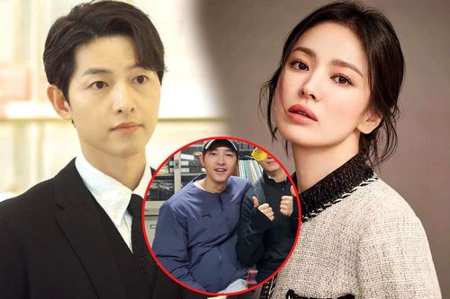 Người qua đường hốt hoảng khi thấy Song Joong Ki vác bụng mỡ đi làm sau 3 năm xa Song Hye Kyo