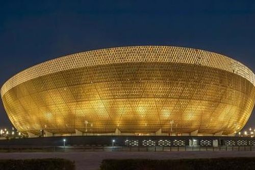 Video cận cảnh sân vận động dát vàng ở World Cup 2022
