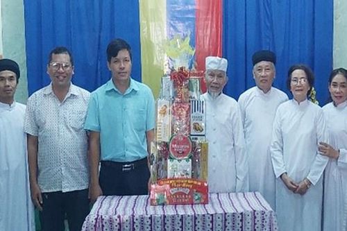 Gia Lai: Thăm, chúc mừng các cơ sở đạo Cao Đài năm 2022