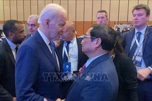 Thủ tướng Phạm Minh Chính gặp Tổng thống Hoa Kỳ và Thủ tướng Canada