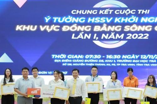 Dự án 'Cá cơm xanh' đạt giải Nhất thi khởi nghiệp khu vực ĐBSCL