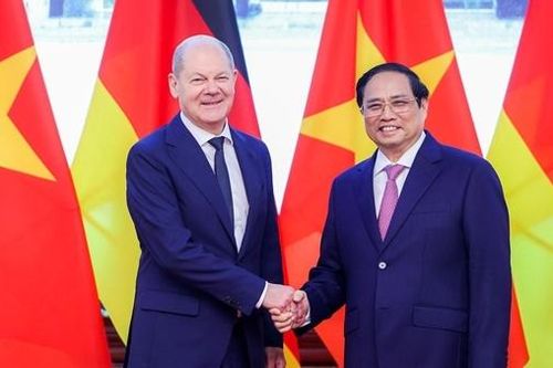 Thủ tướng Đức Olaf Scholz bắt đầu chuyến thăm chính thức Việt Nam
