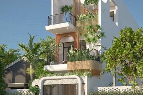 Nhà phố mê đắm mọi ánh nhìn, mặt tiền mang sắc màu nghệ thuật