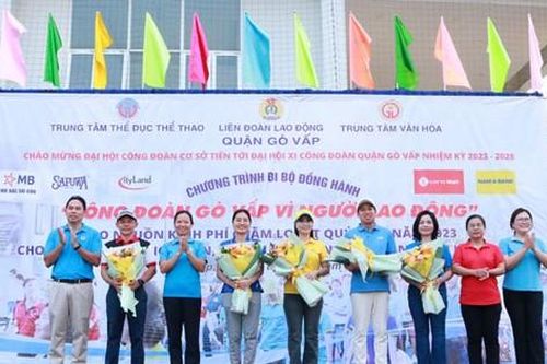 CityLand Group tham gia đi bộ đồng hành cùng quận Gò vấp gây quỹ chăm lo an sinh xã hội