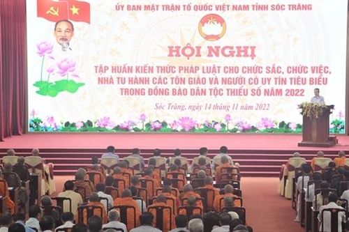 Sóc Trăng tập huấn kiến thức pháp luật cho đồng bào dân tộc thiểu số