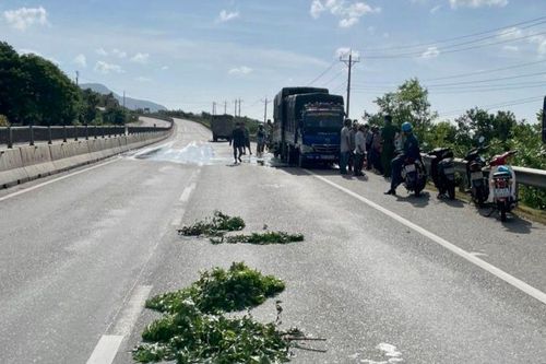 Bình Thuận: Dừng xe thay lốp bên đường, hai người bị tông chết