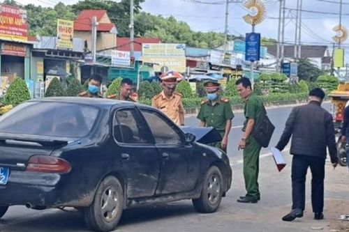 Xe mang biển số xanh gây tai nạn liên hoàn trên đảo Phú Quốc