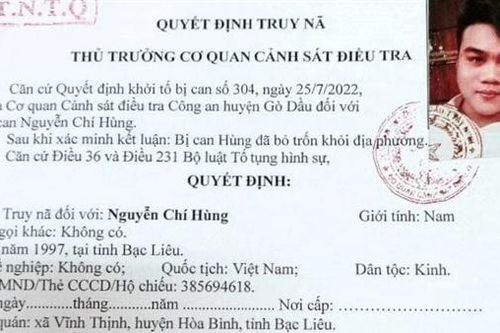 Truy nã toàn quốc 'hot boy' cố ý gây thương tích