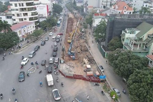 Hà Nội: Dự án cầu vượt nút giao An Dương - đường Thanh Niên được thi công trở lại