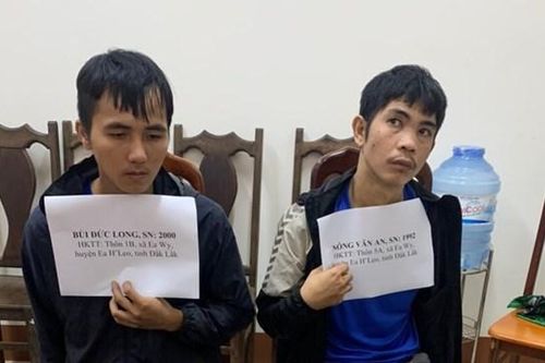 Đắk Lắk: Bắt 2 đối tượng đột nhập vào nhà dân trộm cắp tài sản