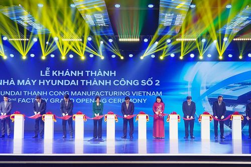 Khánh thành đưa vào hoạt động Nhà máy ô-tô Huyndai Thành Công số 2