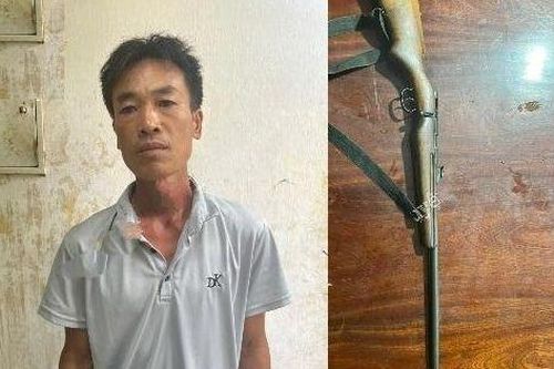 Mâu thuẫn tại quán ăn đêm, dùng súng đe dọa giết người