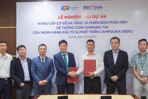 BIDC nghiệm thu dự án nâng cấp Core Banking do FPT IS triển khai