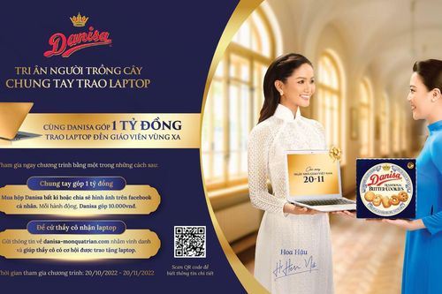 Cùng Danisa tri ân người trồng cây, chung tay trao laptop