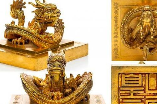 Nhờ cố vấn Tổng thống Pháp can thiệp để dừng đấu giá 'Hoàng đế chi bảo'