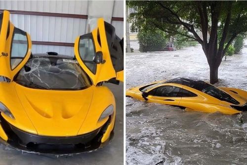Siêu xe triệu đô McLaren P1 chìm trong mưa lũ được bán giá siêu rẻ
