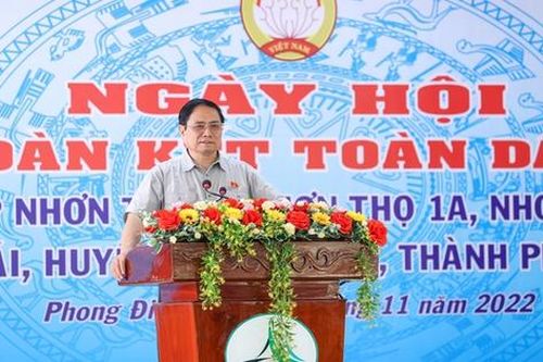Thủ tướng Phạm Minh Chính: 'Với tinh thần đại đoàn kết, mọi khó khăn đều có thể hóa giải'