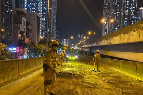 Công an huyện Thanh Trì tìm người chứng kiến vụ tai nạn giao thông