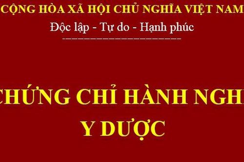 Bằng thạc sĩ y học có được dùng để cấp chứng chỉ hành nghề KCB?
