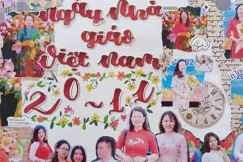 Ngắm những tác phẩm sáng tạo học sinh dành tặng thầy cô nhân ngày 20/11