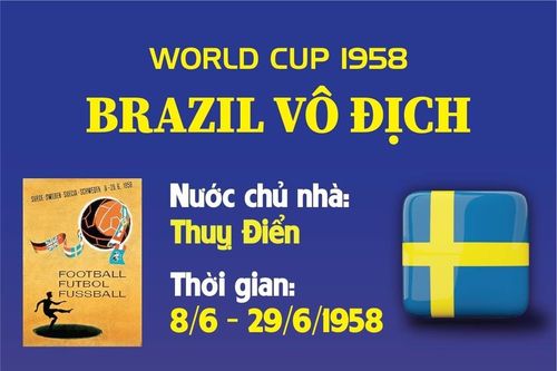 World Cup 1958: Các vũ công samba lên ngôi