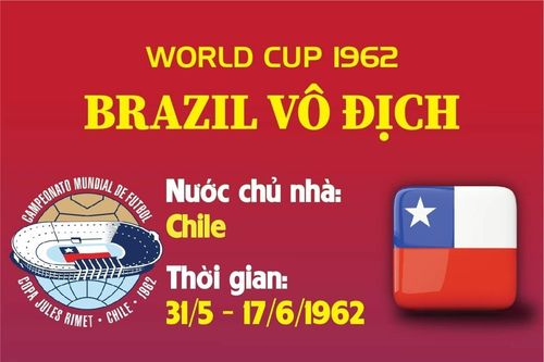 World Cup 1962: Cúp vàng thế giới thứ 2 dành cho Brazil