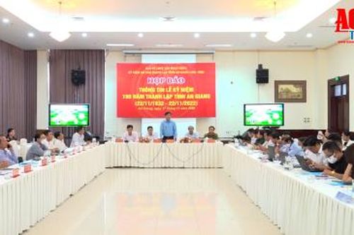 Họp báo thông tin về Lễ kỷ niệm 190 năm thành lập tỉnh An Giang