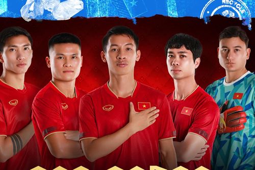 Văn Hậu, Hùng Dũng rạng ngời khoe áo mới của đội tuyển Việt Nam
