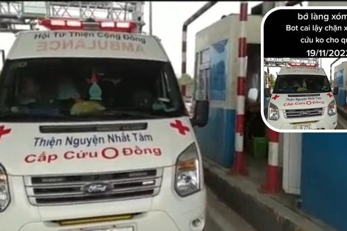 Giám đốc BOT Cai Lậy nói về vụ ồn ào thu phí xe gắn mác cứu thương