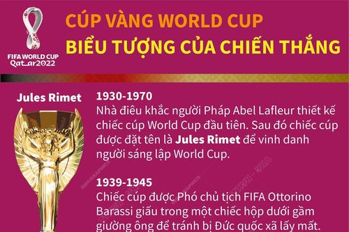 Cúp vàng World Cup - biểu tượng của chiến thắng