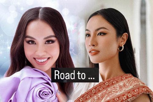 Á hậu Thủy Tiên treo hashtag 'Road to' lên MXH, fan vỡ òa: Đeo sash Miss Charm Vietnam 2023 liền đi chị