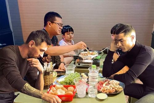 Ảnh Ronaldo chơi cờ vua với Messi qua tay netizen Việt sẽ ra sao?