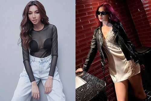 Chi Pu biến váy ngủ thành đồ dạo phố, Thùy Tiên mặc áo không nội y