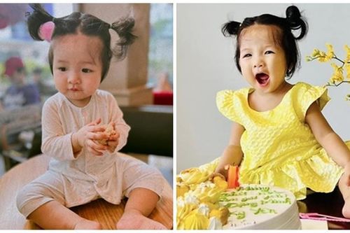 Con gái đáng yêu tròn 1 tuổi của Lê Bê La