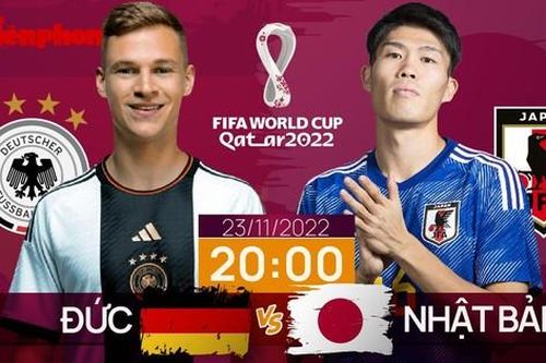 World Cup 2022: Tương quan trận đấu Đức - Nhật Bản, 20 giờ 23/11