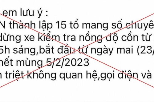 Công an Hà Nội bác thông tin thành lập tổ công tác chuyên đề 212