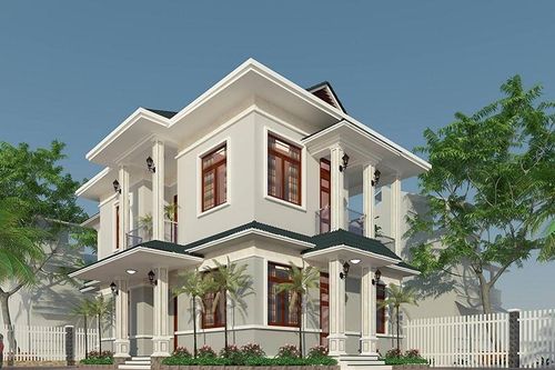 Nhà mái Nhật 2 tầng 2 mặt tiền thu hút mọi ánh nhìn