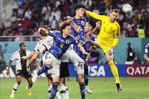Người hâm mộ Nhật Bản ăn mừng sau chiến thắng gây 'địa chấn' tại World Cup 2022