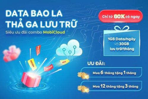 MobiCloud: Gói combo mới - Lưu trữ cả thế giới