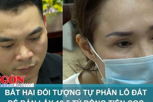 Bắt hai đối tượng tự phân lô đất để bán lấy 10,5 tỷ đồng tiền cọc