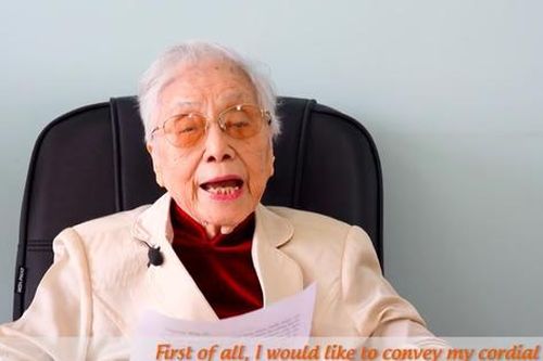 Nguyên Phó Chủ tịch nước Nguyễn Thị Bình gửi thông điệp đến Hội nghị Hòa bình