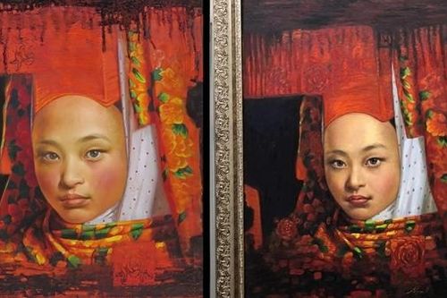 Khi họa sỹ ký tên lên tranh chép