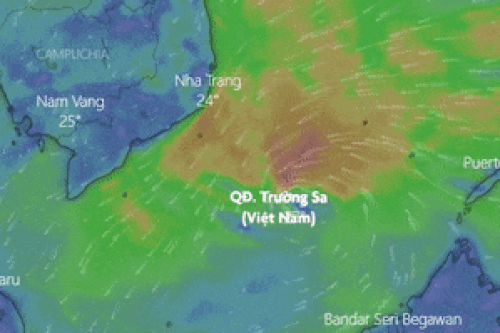 Dự báo đường đi của áp thấp nhiệt đới sắp ảnh hưởng đến Nam Bộ