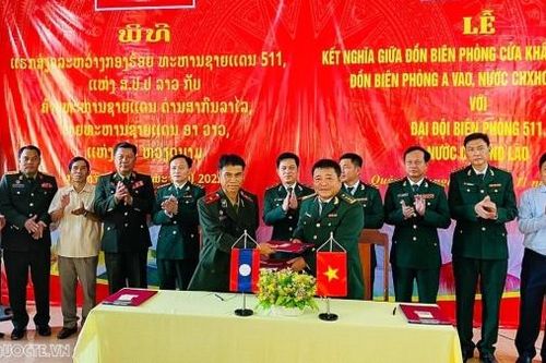 Quảng Trị: Tổ chức kết nghĩa hai đồn biên phòng Việt Nam và Lào