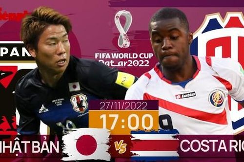 World Cup 2022: Tương quan trước trận Nhật Bản - Costarica, 17 giờ 27/11