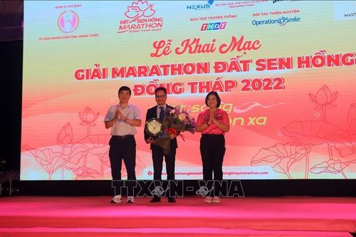 Đồng Tháp lần đầu tiên tổ chức Giải Marathon đất sen hồng