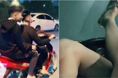 Xử lý thiếu niên điều khiển xe máy bằng chân rồi quay clip ra oai