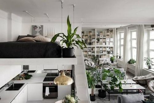 Căn hộ gác xép nhỏ sở hữu thiết kế ấn tượng